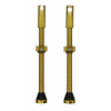 PEATY'S X CHRIS KING (MK2) GOLD TUBELESS VALVES - 80MM (PTV2-80-GLD-12) Množ. Uni