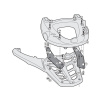 GIVI GIVI DRŽIAK KUFRA YAMAHA T MAX 500 (08-11)