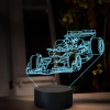 Beling 3D lampa, Sergio Pérez,16 farebná, FF31