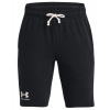 Chlapčenké šortky Under Armour Boys' UA Rival Terry Shorts - black/mod gray - Čierny (XS)
