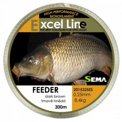 Vlasec Sema Feeder hnedá 300m 0,28mm/9,85kg