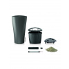 Lechuza geobra Kvetináč Lechuza Delta all-in-one set Farba: Antracitová, Veľkosť: 30 (29 x 29 / 56,5 cm)
