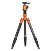 Fotopro X-go Gecko statív s guľovou hlavou FPH-42Q - oranžový FP2821