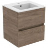Ideal Standard Eurovit Skrinka s umývadlom, 55x50x44 cm, 2 zásuvky, orech R0571Y9