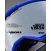 Okuliare VISION 3 WORDMARK, ALPINESTARS (červ., zrkadlové strieborné plexi) 2025