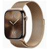 Apple Watch Series 10 GPS + Cellular 46mm Zlatý titan se zlatým milánským tahem - M/L