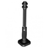 11062 Black Support 2 x 2 x 7 Lamp Post, 4 Base Flutes (Černá podpora 2 x 2 x 7 Sloupek lampy, 4 základní drážky)
