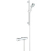 GROHE Grohtherm 2000 nástenný sprchový termostat, ručná sprcha 4jet priemer 130 mm, 64 cm sprchová tyč, jazdec a sprchová hadica 175 cm, chróm, 34281001
