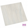 Vinylové panely VidaXL 324656 30,5 x 30,5 cm 5,11 m² krémové