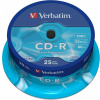 CD-R Verbatim DTL 700 MB 52x , cakebox/25 ks