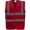 Yoko | HVW100 Hi-Vis bezpečnostná vesta_79.W100 Farba: red, Veľkosť: 3XL