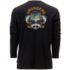 Tričko Grundéns Tuna Tattoo LS T-Shirt Black Veľkosť S