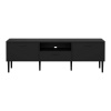 Čierny TV stolík 177x57 cm Media – Tvilum