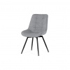 AUTRONIC Jedálenská stolička, sivá, látka, HC-T1130 GREY2