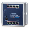 Planet průmyslový plochý switch 8x 1Gb, 8x PoE 30/120W, 48-56V, IP30, -20/60st, fanless (WGS-818HP)