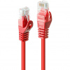 Lindy Rj45/Rj45 Cat6 2m sieťový kábel Červená U/UTP (UTP) (48183)