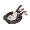 Sada panvíc Jata set gratinovaných pánví SF3 18 cm 22 cm 26 cm