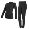 EGLOO Merino EGLOO DF MERINO Hike&Ski BaseSet dámske tričko s dlhým rukávom+spodné nohavice, čierna farba Veľkosť: M