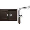 Set Schock S7-7 (dřez Mono D-100 Bronze + baterie SC-540.120 Bronze)