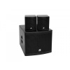 Omnitronic Set MOLLY-12A + 2x MOLLY-6 Top, 760W, BT, černý