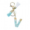 Gaira® Prívesok na kľúče a kabelku 30814 Blue, Písmeno V