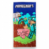 Minecraft osuška 70 cm x 140 cm