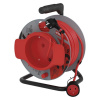 EMOS Predlžovací kábel na bubne 25 m / 1 zásuvka / červený / PVC / 230 V / 1,5 mm2