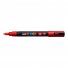 UNI Mitsubishi Pencil Popisovač uni POSCA PC-3M červený