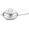 Wok Original Profi Collection oceľový s rukoväťou a vekom 32 cm