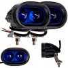 Pracovný rozprašovač lampy 16W modrý malý 2 ks (Pracovný rozprašovač lampy 16W modrý malý 2 ks)
