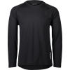 Cyklistický dres POC Essential DH LS Jersey - carbon black XL