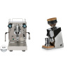 ECM Mechanika Slim PID + Eureka Mignon Single Dose, Chrome & Oak