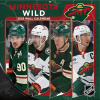 JF Turner Kalendář Minnesota Wild NHL 2025 Wall Calendar