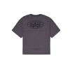 Alpha Industries tričko pánske World Logo Backprint Vintage Grey Veľkosť: XL, Farba: šedá