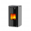 SHARP teplovodné kachle na pelety a drevo Girolami Farba: Čierna, Výkon: 14 kW, Model: Hydro