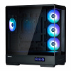 ZALMAN case P50 DS, Mid Tower, ATX, 2xUSB 3.0, 1xUSB-C, 4x 120mm ARGB Fan, Boční display, černá P50 DS Black