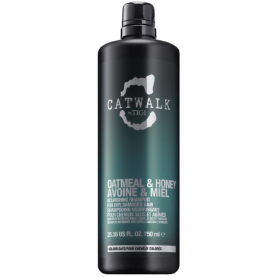 Tigi Catwalk Oatmeal & Honey Nourishing Shampoo - Vyživujúci šampón pre suché a scitlivené vlasy 750 ml