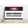 Personalizovaná tabuľka - Dedo v kuchyni