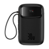 Powerbank Baseus QPow 2 10000mAh 30W 2xUSB-C (čierna)
