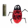 KONG Cat Refillables Catnip Ladybug - malá hračka pre mačky, lesklá lienka s náplňou pre mačky