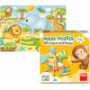 Dino Prvé hranie Africké zvieratká maxi puzzle 15 dielikov