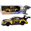 mamido RC Auto na diaľkové ovládanie 1:16 gumové kolesá drift žlté