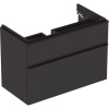 Geberit Smyle Square Skrinka pod umývadlo, 884x470x617mm, 2 zásuvky, závesná, lávovo matná GEB 500.354.JK.1