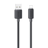 Kábel USAMS pre Apple iPhone / iPad - USB-C / Lightning - 3 m - čierny