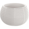 Prosperplast Kvetinac Splofy Bowl 290x195 mm biely