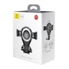 Baseus Baseus Car Mount Osculum Type Gravity Black/Silver (SUYL-XP0S)