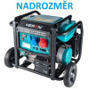 Prenosný trojfázový benzínový generátor Heron 8200 W