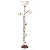 STOJACA PODLAHOVÁ LAMPA LAMKUR BREČTAN 05867 HNEDÁ / BIELA