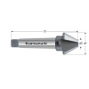 Karnasch 4040350200 | Kužeľový a odihlovací záhlbník podľa DIN 334 tvar D 60° s Morse kužeľom 20,0x5,0-106,0 mm, Morse kužeľ 2