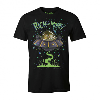 Pánské tričko Rick and Morty - In Space Velikost: M